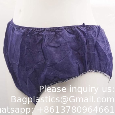 Disposable Polypropylene PP Non Woven T-Back Panties Beach Ladies Disposable Sexy Thin Bikini Thong