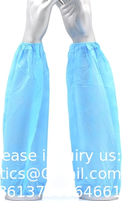 Non-Woven Hand Protector Elastic Closures Durable Arm Handpiece Waterproof Disposable Microporous Sleeve Cover