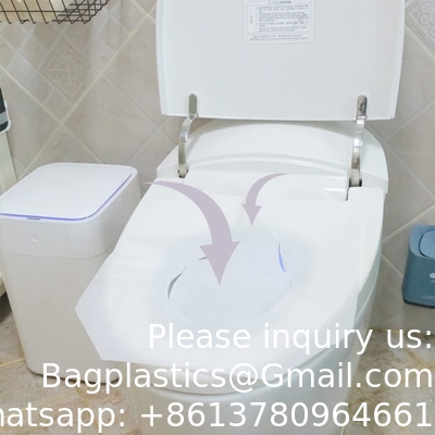 Disposable Toilet Seat Cover Flushable and Biodegradable Paper Toilet Seat Cover for Adults Kids, Great for Hotel
