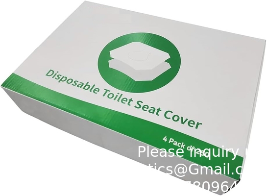 Disposable Toilet Seat Cover Flushable and Biodegradable Paper Toilet Seat Cover for Adults Kids, Great for Hotel