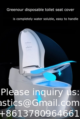 Disposable Toilet Seat Cover Flushable and Biodegradable Paper Toilet Seat Cover for Adults Kids, Great for Hotel