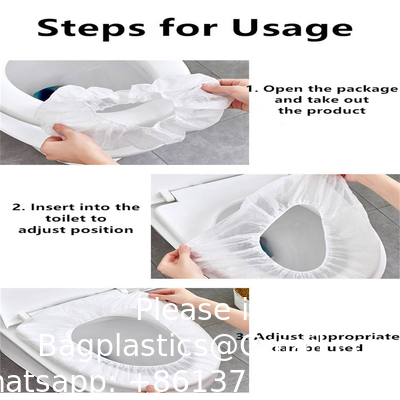 Bathroom Seat Cover Disposable Non-Woven Toilet Seat Mat Anti-Dust Toilet Seat Cushion For Hotel
