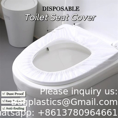 Bathroom Seat Cover Disposable Non-Woven Toilet Seat Mat Anti-Dust Toilet Seat Cushion For Hotel