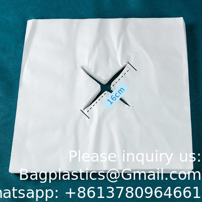Massage Non-Woven Disposable Towel With Headrest Disposable Beauty Salon Cave Massage Mat Pillow Towel
