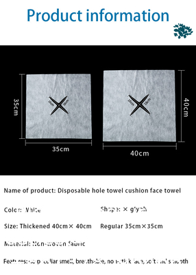 Massage Non-Woven Disposable Towel With Headrest Disposable Beauty Salon Cave Massage Mat Pillow Towel