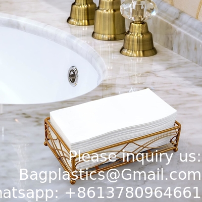 Disposable Hand Towels for Bathroom, Soft and Absorbent Paper Guest Towels Disposable Decorative Bathroom Hand Napkins