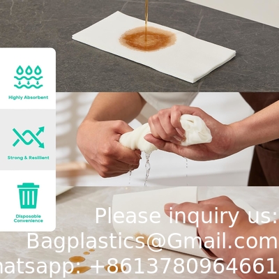 Disposable Hand Towels for Bathroom, Soft and Absorbent Paper Guest Towels Disposable Decorative Bathroom Hand Napkins