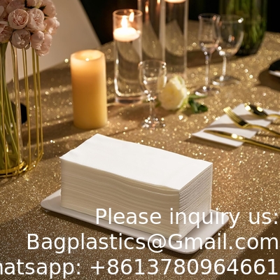 Disposable Hand Towels for Bathroom, Soft and Absorbent Paper Guest Towels Disposable Decorative Bathroom Hand Napkins