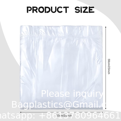 Disposable Foot Tub Liner Portable Bath Basin Bags Plastic Pedicure Spa Bags Thin Large Foot Bath Liners Disposable
