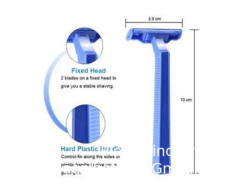 High Quality Stainless Steel Sharp Shaver Plastic Handle Popular Disposable Shaving Medical Razors