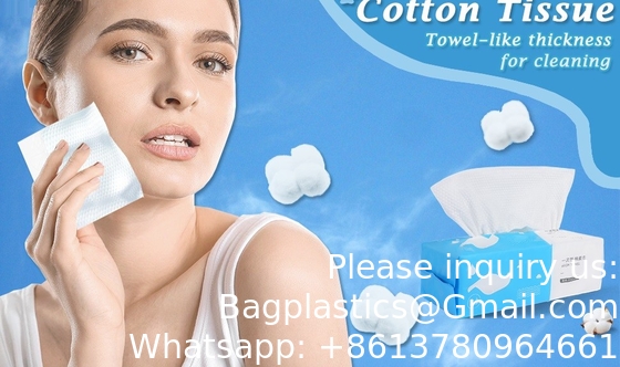 Disposable Face Towel,Cotton Dry Paper Towel, Face Wash Towel,Facial Cotton Tissue, Makeup Removal Towel, Travel Dry