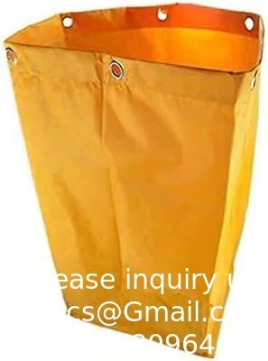 Replacement Janitorial Cart Bag, High Capacity Thickened Housekeeping Commercial Janitorial Cleaning Cart Bag