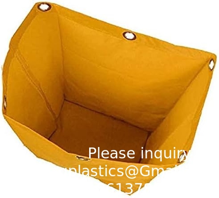 Replacement Janitorial Cart Bag, High Capacity Thickened Housekeeping Commercial Janitorial Cleaning Cart Bag