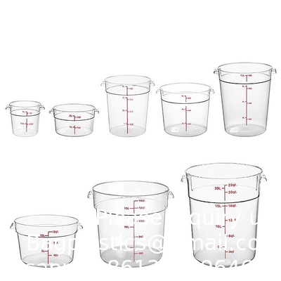 Sustainable Recyclable Plastic Food Storage Container Rice Storage Kitchen Organizer PC Food Storage Container