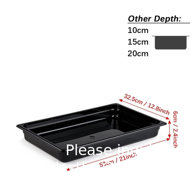 Custom Size Commercial Catering Equipment Hotel Restaurant Supplies Chafing Dish Plastic PC Gastronorm Container