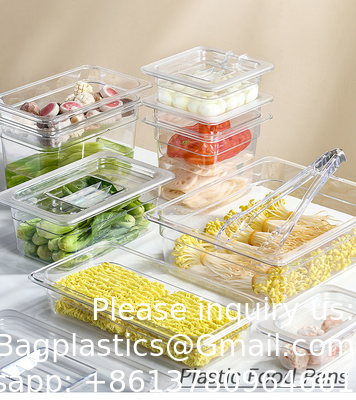 Custom Size Commercial Catering Equipment Hotel Restaurant Supplies Chafing Dish Plastic PC Gastronorm Container