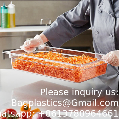 Custom Size Commercial Catering Equipment Hotel Restaurant Supplies Chafing Dish Plastic PC Gastronorm Container