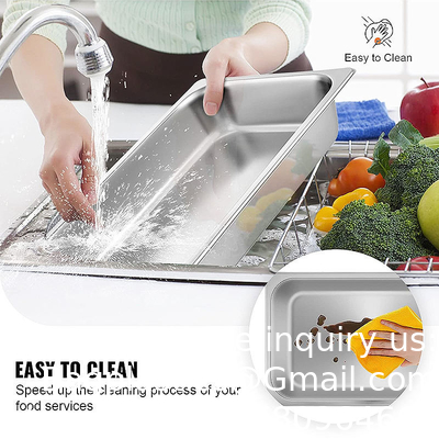 Catering &amp; Hotel Restaurant Supplies High Quality Stainless Steel Standard Food Pan Gastronorm Food Container GN Pan