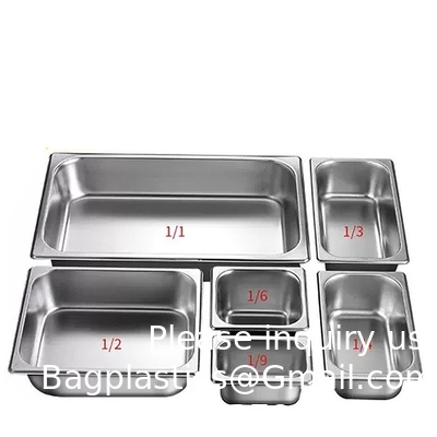 Catering &amp; Hotel Restaurant Supplies High Quality Stainless Steel Standard Food Pan Gastronorm Food Container GN Pan