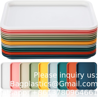 Plastic Fast Food Trays Bulk Restaurant Serving Trays Cafeteria Trays Grill Tray School Lunch Trays Rectangular