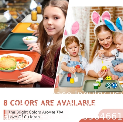 Plastic Fast Food Trays Bulk Restaurant Serving Trays Cafeteria Trays Grill Tray School Lunch Trays Rectangular