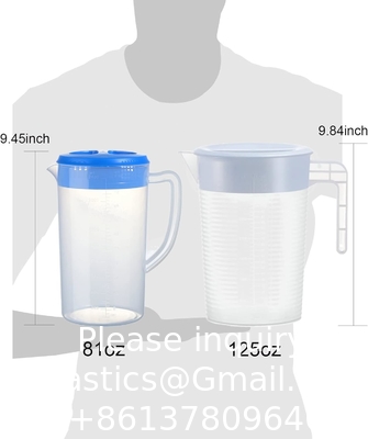 Restaurant Supplies, Kitchen Supplies, Hotel Supplies, Water Carafe With Lid 1.8L Water Jug Plastic Pitcher