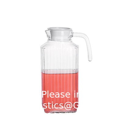 Hight Quality 1800Ml Water Carafe Glass Juice Pitcher Jug Restaurant Supplies, Kitchen Supplies, Hotel Supplies