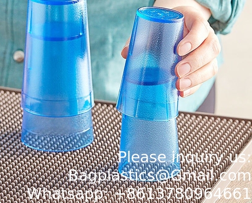 8oz Custom Tumbler Cup Logo Amber Drinking Glasses Water Tumbler Plastic Tumbler Beverage Cup
