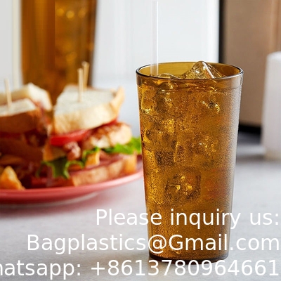 Hard Plastic Cups Clear Plastic Double Colored Rimmed Cups Fancy Disposable Wedding Cups Elegant Party Cups