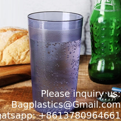 Hard Plastic Cups Clear Plastic Double Colored Rimmed Cups Fancy Disposable Wedding Cups Elegant Party Cups