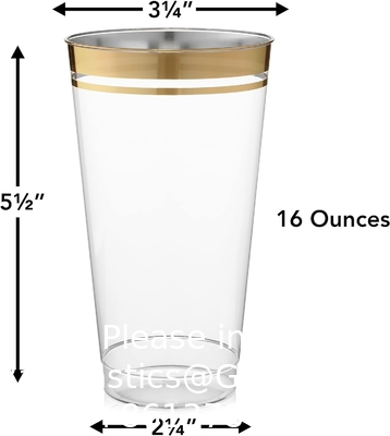 Factory Price Hight Quality Tumbler Cups In Bulk Juice Beverage Glasses Drinking Plastic Reusable Cups