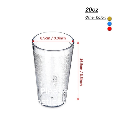 Factory Price Hight Quality Tumbler Cups In Bulk Juice Beverage Glasses Drinking Plastic Reusable Cups