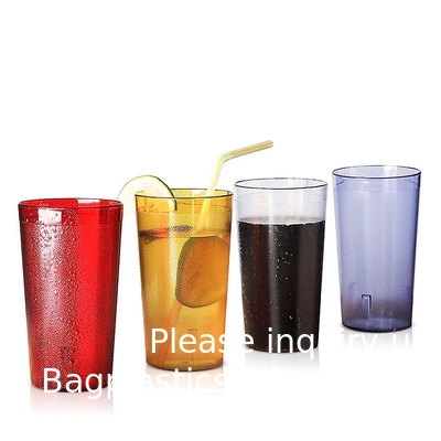 Factory Price Hight Quality Tumbler Cups In Bulk Juice Beverage Glasses Drinking Plastic Reusable Cups