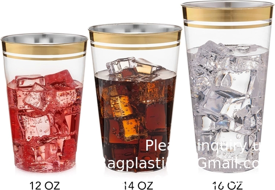 Factory Price Hight Quality Tumbler Cups In Bulk Juice Beverage Glasses Drinking Plastic Reusable Cups