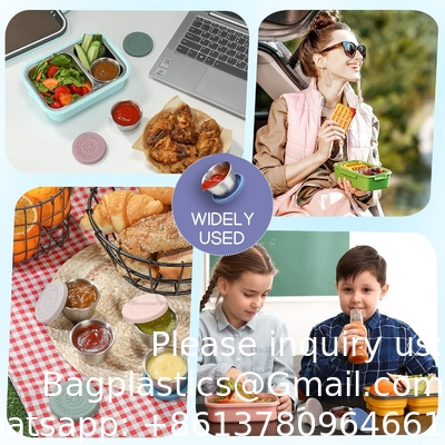 2.5oz Metal Sauce Cups Stainless Steel Dipping Sauce Cups Salad Dressing Container Condiment Containers Portion Cup