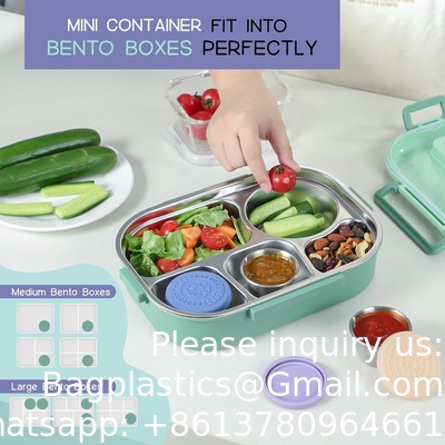 2.5oz Metal Sauce Cups Stainless Steel Dipping Sauce Cups Salad Dressing Container Condiment Containers Portion Cup