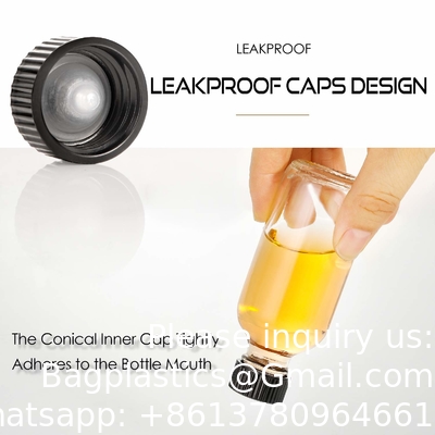 Small Clear Glass Bottles With Lids Boston Sample Bottles for Potion, Juice, Wellness, Ginger Shots, Whiskey, Liquids