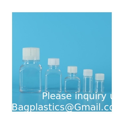 Reagent Bottle Laboratory Supplies PETG 5ml ,10ml,30ml,60ml,125ml Sterile Plastic Cell Culture Media Reagent Bottle