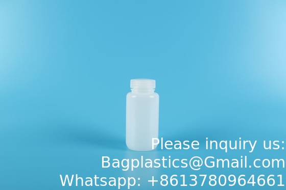 HDPE Wide Mouth Plastic Bottles Lab Sample Bottle Laboratory Reagent Bottles Sample Sealing Bottles