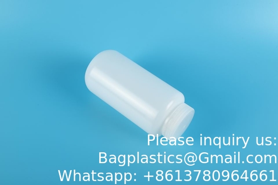 HDPE Wide Mouth Plastic Bottles Lab Sample Bottle Laboratory Reagent Bottles Sample Sealing Bottles