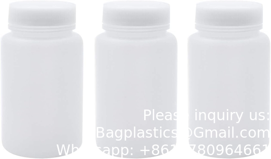 HDPE Wide Mouth Plastic Bottles Lab Sample Bottle Laboratory Reagent Bottles Sample Sealing Bottles