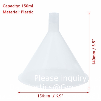 Laboratory Large Plastic Funnel Manufacturer Lab Funnels healthcare supplies Filter Funnels With Wide Mouth,Clear