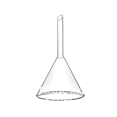 Glass Funnel Short Stem Borosilicate Glass Lab Filter Funnel, 120 Mm Diameter And Stem Length