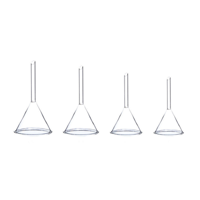 Glass Funnel Short Stem Borosilicate Glass Lab Filter Funnel, 120 Mm Diameter And Stem Length