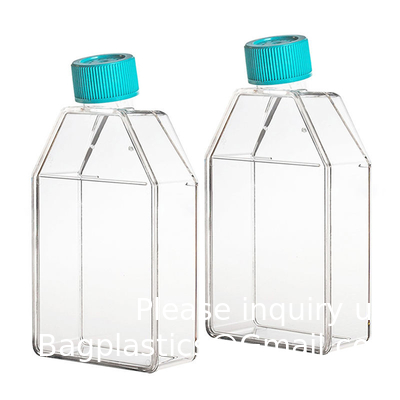 T25 T75 T175 Lab Plastic Sterile Disposable Culture Media Flask Cell Tissue Culture Flask Flatted