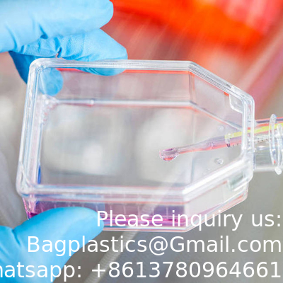 T25 T75 T175 Lab Plastic Sterile Disposable Culture Media Flask Cell Tissue Culture Flask Flatted