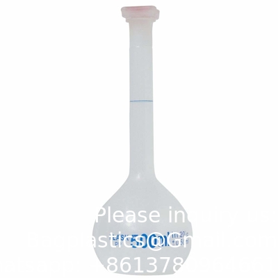 100ml Plastic Lab Volumetric Measuring Flasks with Snap Caps Measuring Flask Heatproof for Laboratory