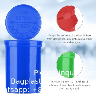Empty Pill Bottles with Caps - Airtight 30 Dram Pop Top Bottles - Prescription Medicine Container - for Herbs, Candy