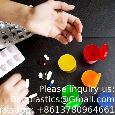 Clear Pill Bottle Plastic Medicine Bottle Empty Reagent Bottle Chemical Containers With Caps For Liquid Solid Powder