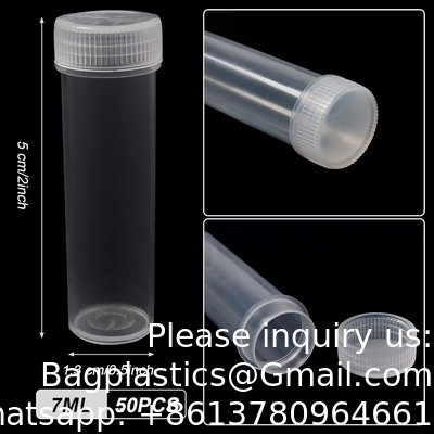 Plastic Vials With Lids Sample Bottles Vial Plastic Vials With Caps Plastic Vials For Small Items
